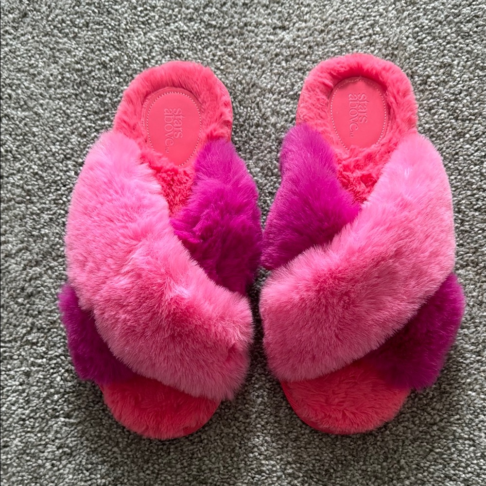 Plush Pink Slippers
